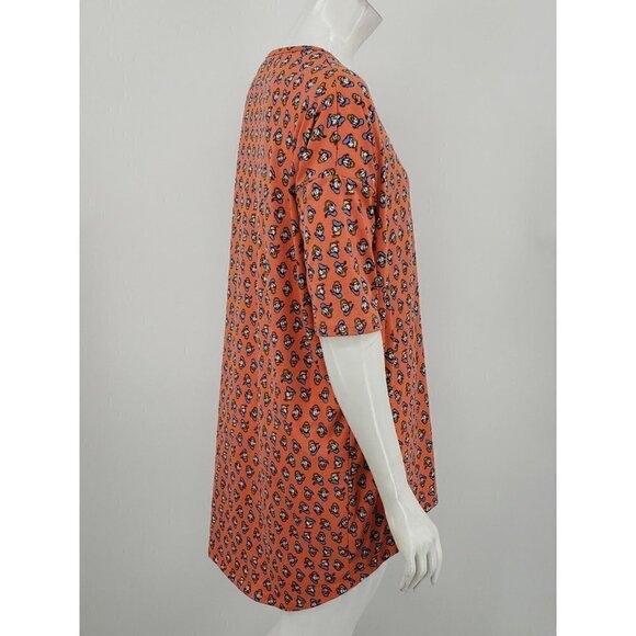 LuLaRoe Irma Tunic Top Medium Orange Donald Duck Disney Collection Tshirt - Picture 4 of 8